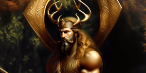 dios astado de la wicca