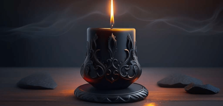 Elegancia y Equilibrio ✨🪔  Velas negras, Velas, Enciende una vela